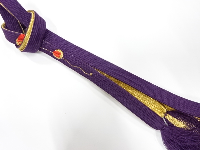 正絹　手組帯締め